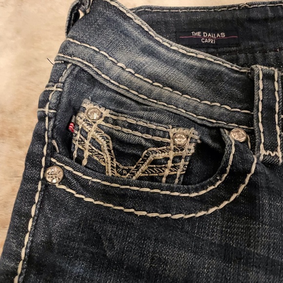 Vigoss Embellished Dallas Capri Size 7/8 - Picture 4 of 8